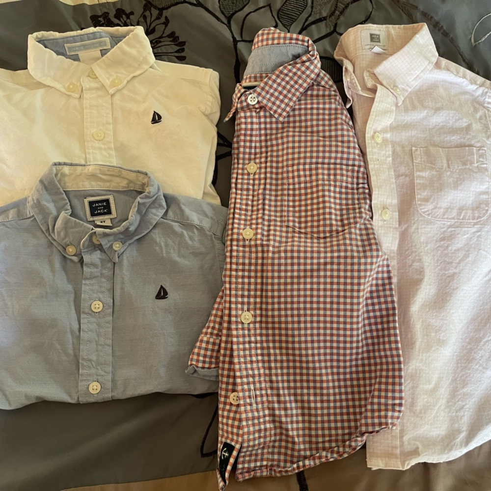 Bundle of Janie and Jack special occasion dress shirts size 2T